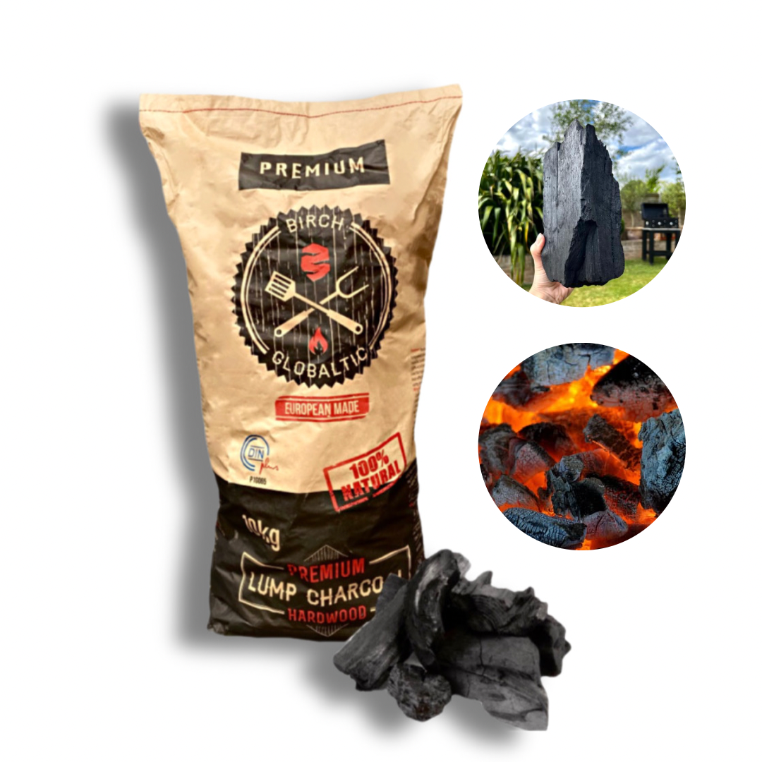 Birch charcoal 10kg Pallet - Globaltic